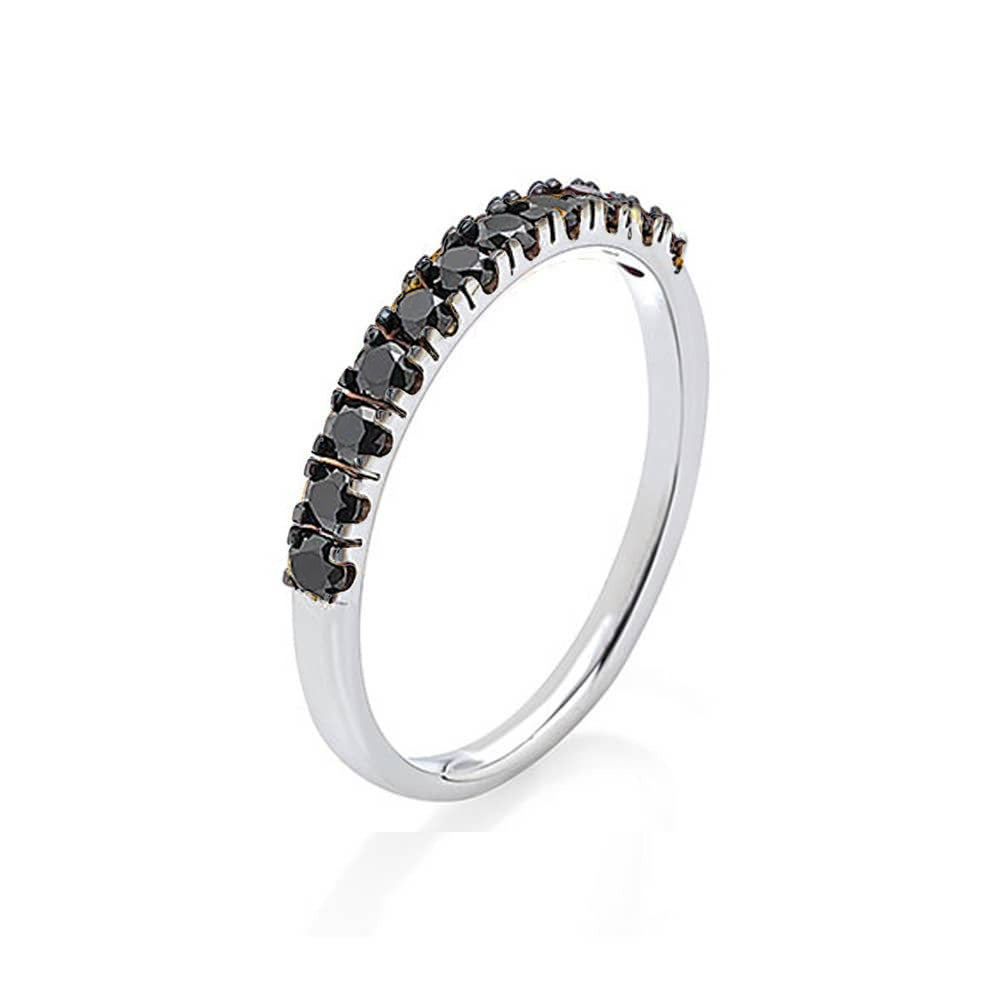 Veretta Tipi Di Anelli Con Diamanti Anello Mezza Veretta In Oro