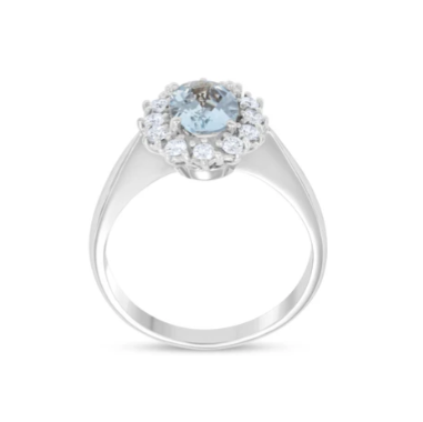 Anello "Kate" con Acquamarina 0.60ct - RY988