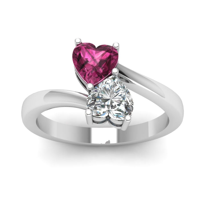 Zakk Anello Fidanzamento Donna Argento 925 Con Zircone Ovale 3CT Oro Rosa
