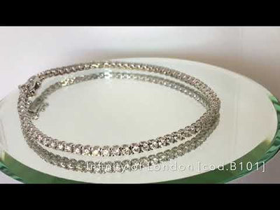 Diamond Tennis Bracelet 18ct White Gold - B101C
