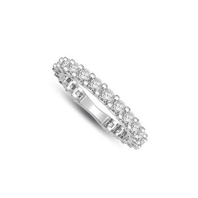 Diamond Eternity Ring 18ct White Gold - R123
