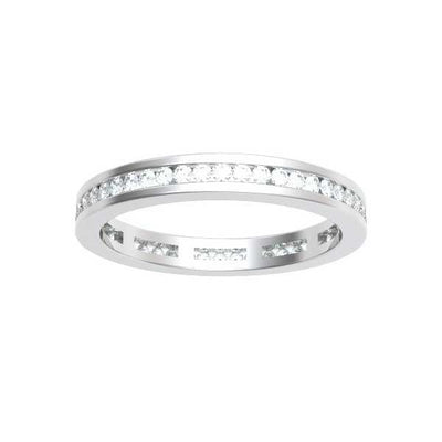 Diamond Eternity Ring Platinum - R241
