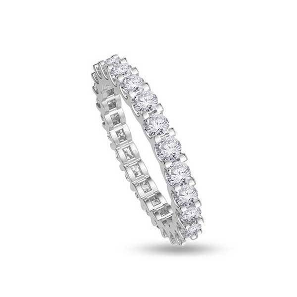 Diamond Eternity Ring 18ct White Gold - R267