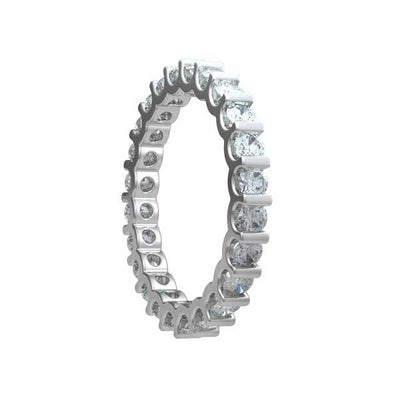 Diamond Eternity Ring 18ct White Gold - R268