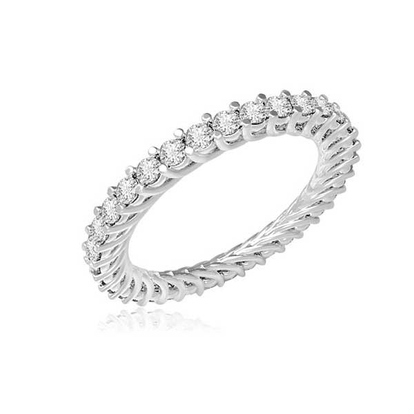 Diamond Eternity Ring 18ct White Gold - R839