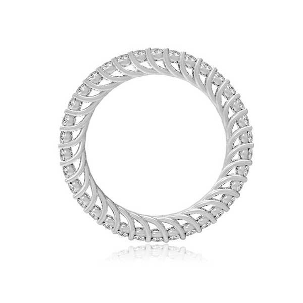 Diamond Eternity Ring 18ct White Gold - R839