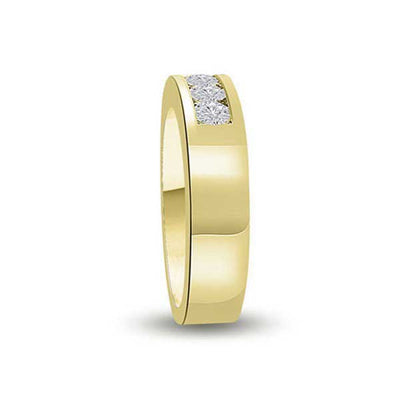 Diamond Half Eternity Ring Engagement 18ct Yellow Gold - R181