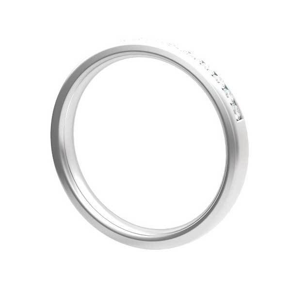 Half Eternity Ring Platinum - R227