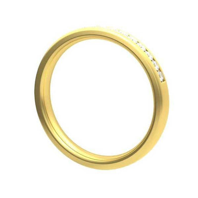 Half Eternity Ring 18ct Yellow Gold - R227