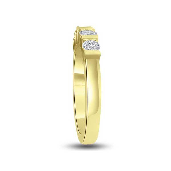 Diamond Half Eternity Ring Engagement 18ct Yellow Gold - R249