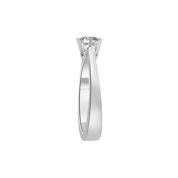 Solitaire Diamond Engagement 18ct White Gold - R102