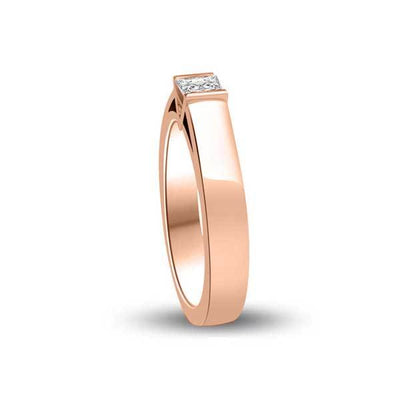 Solitaire Diamond Engagement 18ct Pink Gold - R172