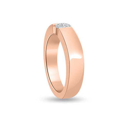 Solitaire Diamond Engagement 18ct Pink Gold - R197