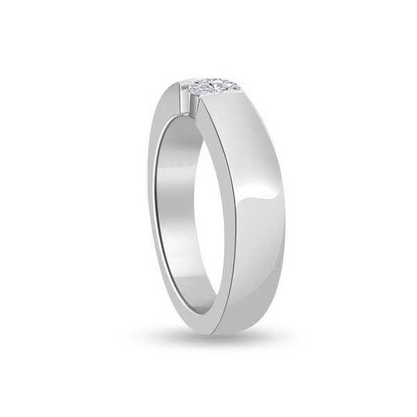 Solitaire Crystal Engagement Ring 925 Silver - R197SL