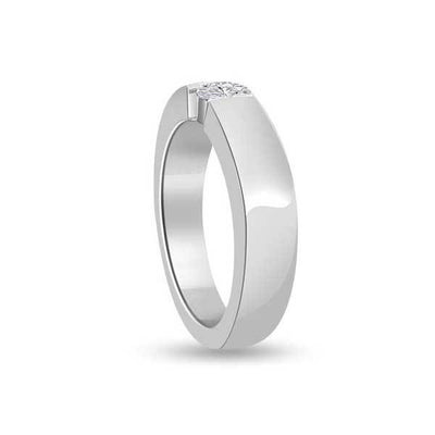 Solitaire Diamond Engagement Ring Platinum - R197