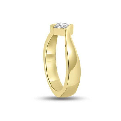 Solitaire Diamond Engagement 18ct Yellow Gold - R215
