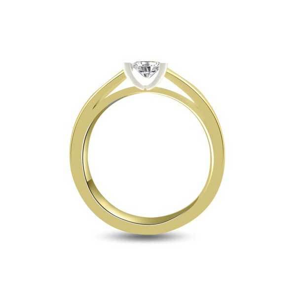 Solitaire Diamond Engagement 18ct Yellow Gold - R223
