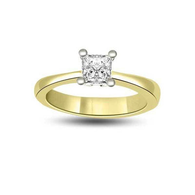 Solitaire Diamond Engagement 18ct Yellow Gold - R248