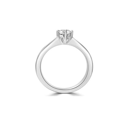 Solitaire Diamond Engagement 18ct White Gold - R849